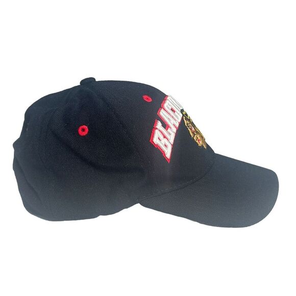 Chicago Blackhawks Hockey Zephyr Black Hat Cap Embroidered Logo Snap Back NHL‎ - Picture 3 of 8